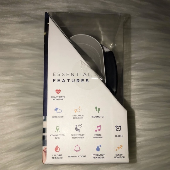 Itech Active Smartwatch Tracker iOS & android Compatible Navy Daisy - Picture 3 of 5